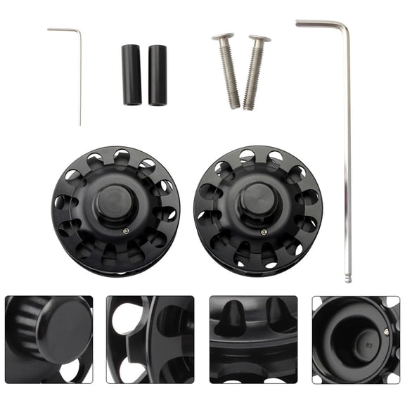 1 Set Durable Folding Bike Chain Tensioner Guide Wheel Compatible with Brompton