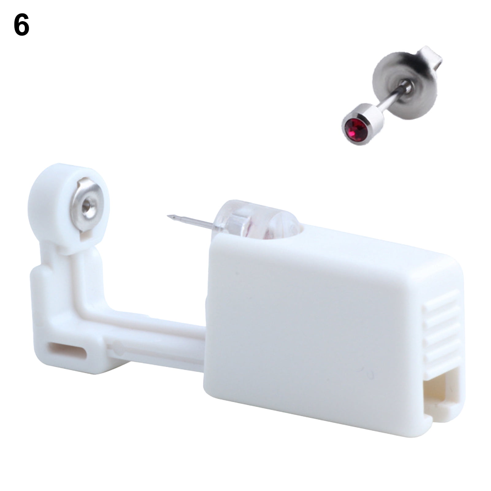 1 Set Ear Piercer Stud Earrings Disposable Piercing Portable No