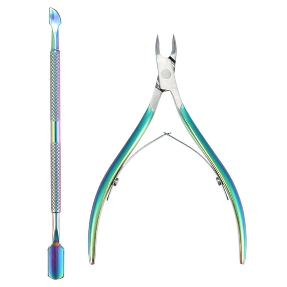 1 Set Easy Grip Toe Nail Clippers for Thick Nail Nipper Pedicure Tool Multicolor Stainless Steel