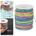 1 Set Elastic Thread High Strength Nylon Rainbow Elastic Cord for
