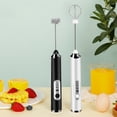 thumbnail image 1 of 1 Set Electric Egg Beater - USB Rechargeable - 3 Gears - Handheld Whisk - Coffee Blender for Kitchen, 1 of 8
