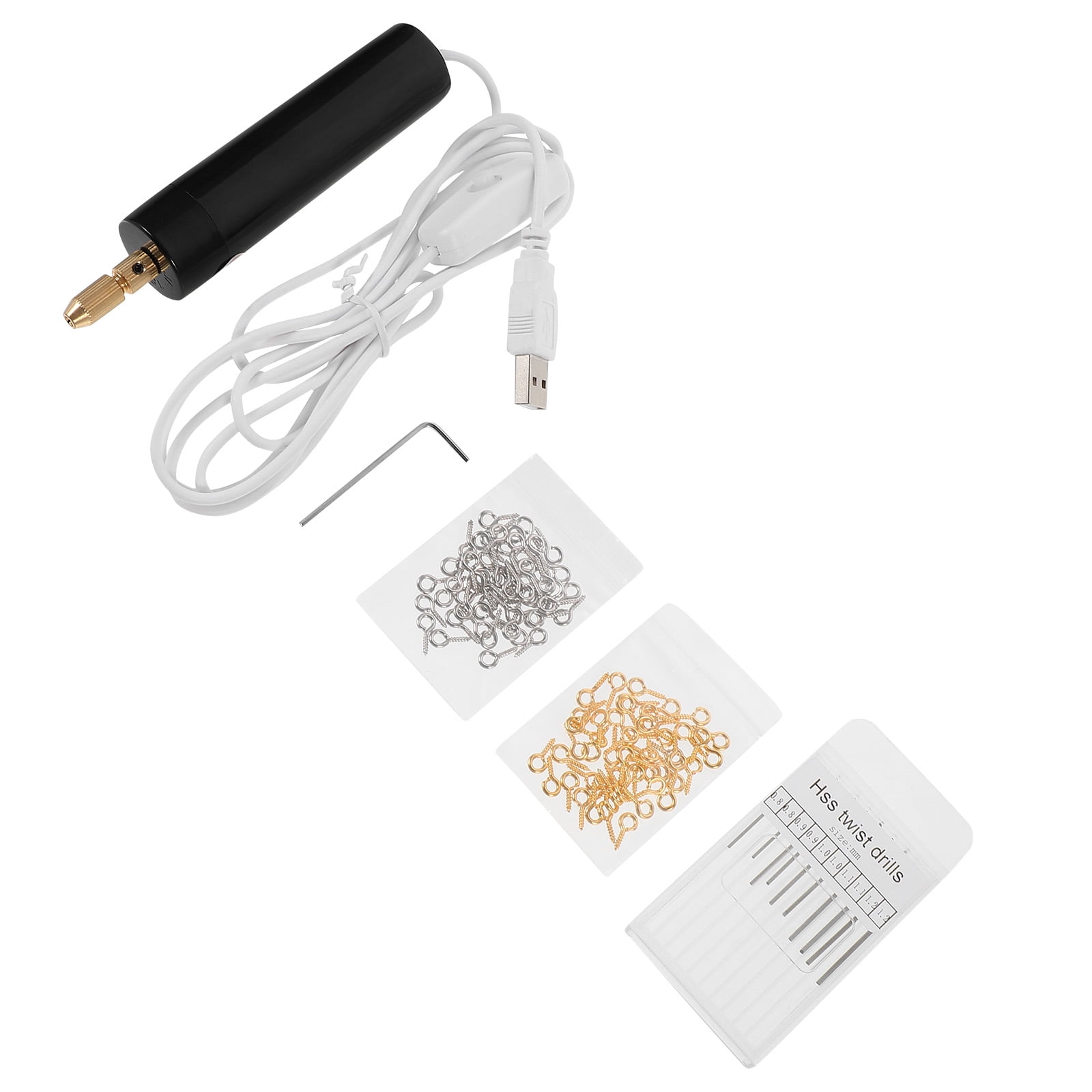 1 Set Electric Hand Drill Jewelry Making Electric Drill USB Electric Hand Drill