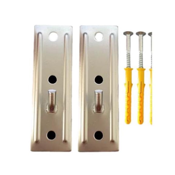 1 Set Electric Water Heater Bracket for Hollow Wall Installation Silver Iron Mount Supports High