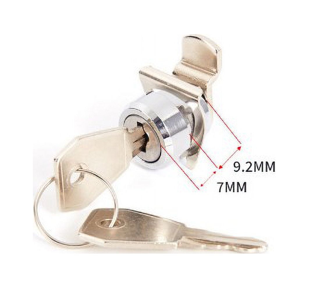 1 Set Electrical Panel Lock with Keys Mailbox Lock Cam Lock