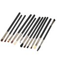 thumbnail image 1 of 1 Set Eye Makeup Brushes Travel Makeup Brush Set Eyeshadow Eyebrow Eyeliner Makeup Brushes Set Black, 1 of 6