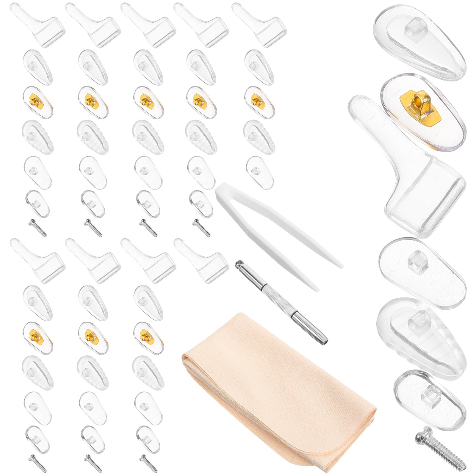 1 Set Eyeglass Repair Kit Professional Eye Glasses Repairing Kit Glass Screws Eyeglasses Nose