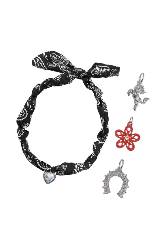 1 Set Fashionable Cashew Print Scarf Necklace Delicate Design And Comfortable with Pendant For Outfit