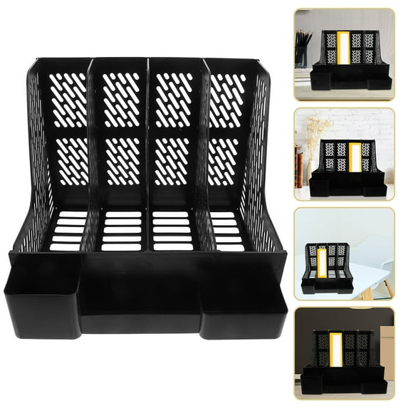 1 Set File Cubbyhole Multifunctional File Storage Holder Portable Document Rack