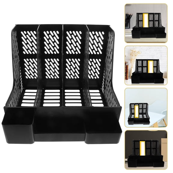 1 Set File Cubbyhole Multifunctional File Storage Holder Portable Document Rack