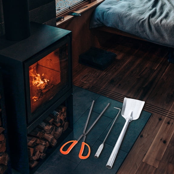 1 Set Fireplace Tool Kit with Shovel, , and Hook - Essential and Supplies