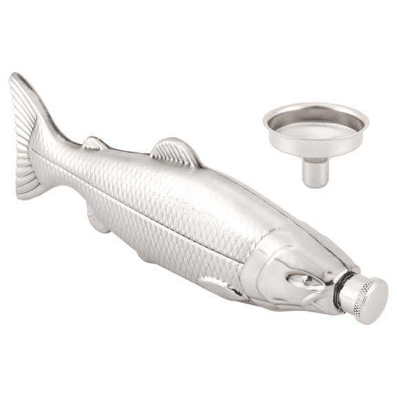 1 Set Fish-Shape 5Oz Bottle Mini Pocket Flask Drinkware for Outdoor
