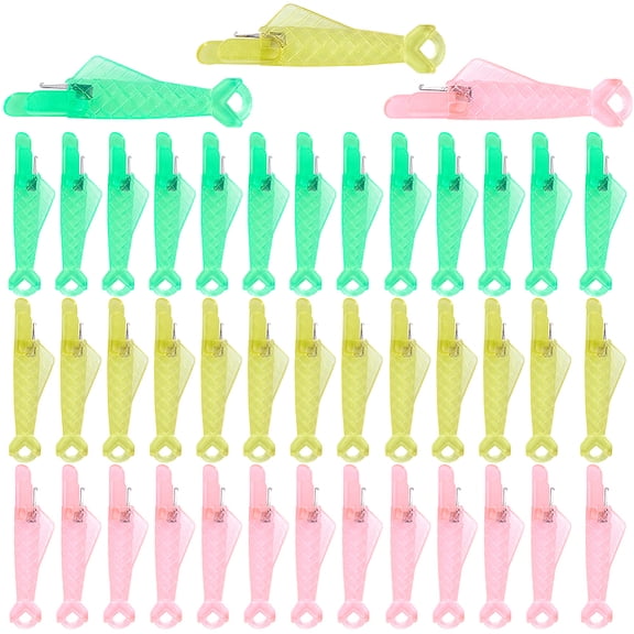 1 Set Fish Shape Sewing Machine Needle Threaders Quick Sewing Threader Needle Guide Tool Plastic Sewing Wire Loop Mixed Color 32x8x4mm
