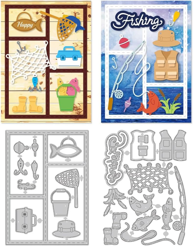 Ocean Shells & Starfish Metal Die Cuts - Craft Cutting Dies For Card Making, Scrapbooking