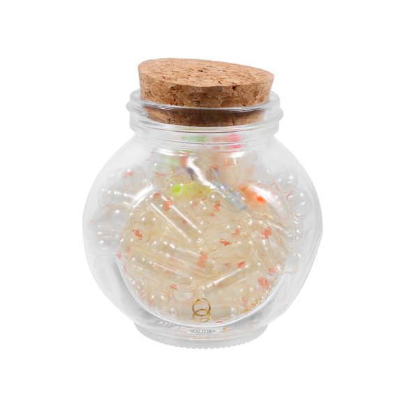 1 Set Fluorescent Letter Creative Wishing Bottle Message Bottle