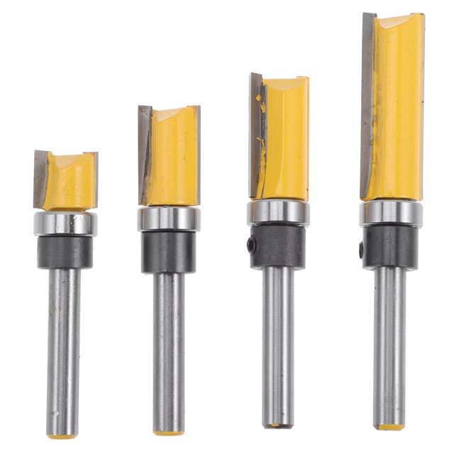 1 Set Flush Trim Router Bit Assorted Trimming Cutter Groove Router Bit