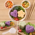 thumbnail image 1 of 1 Set Food Grade Rice Ball Molds,Flower Heart Shape Making Molds Kitchen Tools, 1 of 9