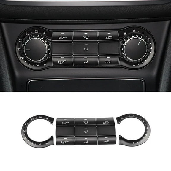 1 Set For Mercedes For Benz Gla Cla A B Class Center Console Button Trim Sticker