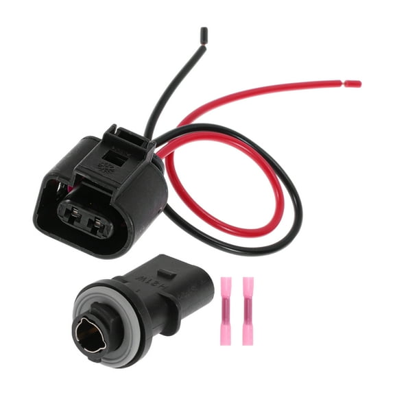 1 Set Front Indicator Lights Light Socket Wiring for Audi A5/S5 Cabriolet 2010-2011 No.8N0953053 Lamp Bulb Pigtail Connector Harness