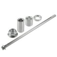 thumbnail image 1 of 1 Set Front Rear Axle with Bushing and Screw Bolt M12 290mm Dirt Bike Scooter ATV Wheel Axle Silver Tone, 1 of 6