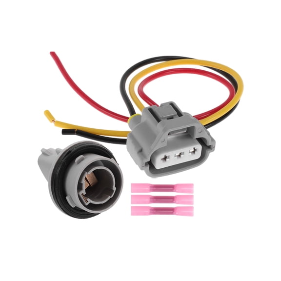 1 Set Front Turn Signal Light Socket Wiring for Toyota Highlander 2001-2007 No.9007599106/90075-99106 Lamp Bulb Pigtail Connector Harness