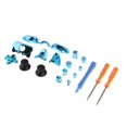 thumbnail image 1 of 1 Set Full Buttons Kit Controller Repair Parts Bumpers Thumb Stick Grips with T6 T8 Tools - Blue, 1 of 7
