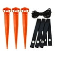 thumbnail image 1 of unbranded  Plant Support Anchor Kit Garden Tree Stump Band Durable Clips Orange, 1 of 6