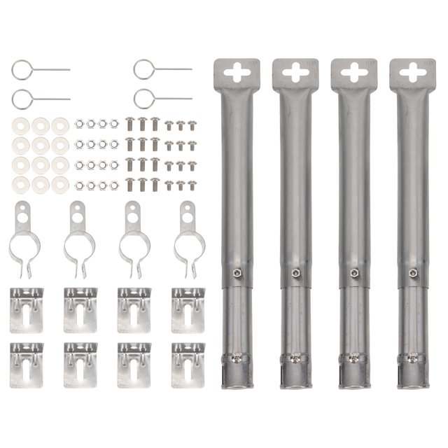 1 Set Gas Grill Burner Tube Stainless Steel BBQ Tube Burner Replacement