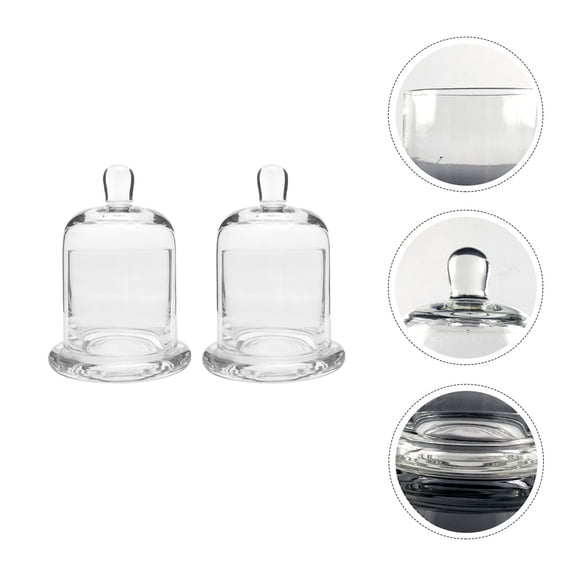 ifundom Clear Glass Candle Holder for Home Decor and Wedding Centerpieces, Simple Elegant Design