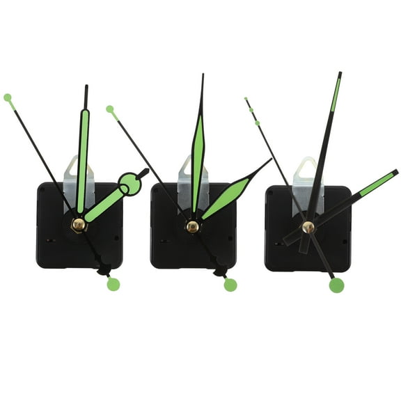 Howooi 1 Set Glow In The Dark Clock Hands And Clock Mechanism Clock Hands and Motor Kit