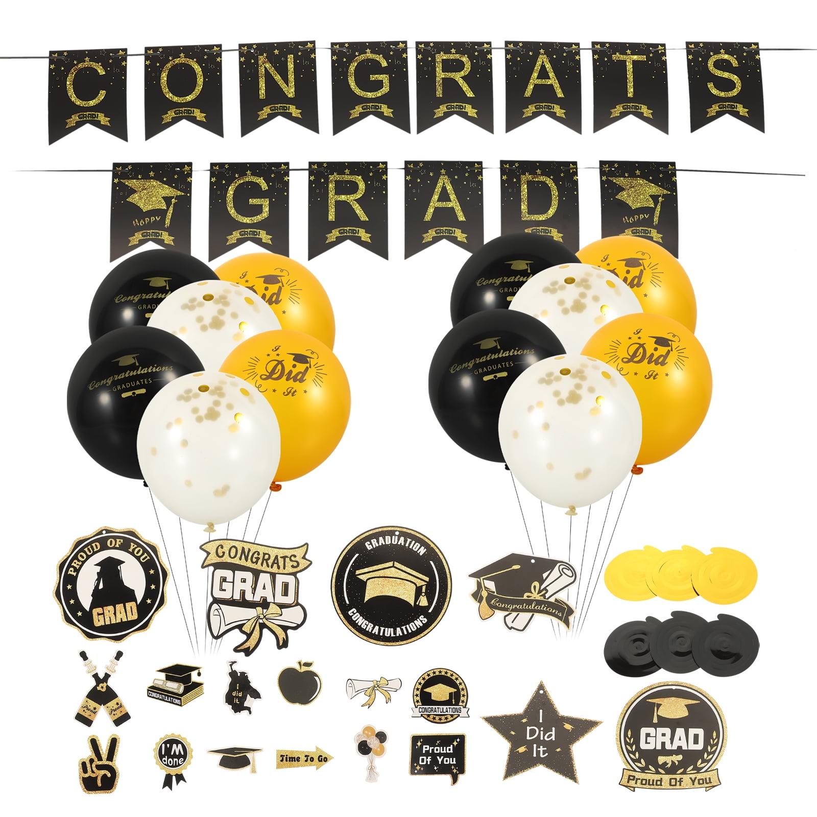 1 Set Graduation Themed Party Decorations Graduation Party Favors Grad