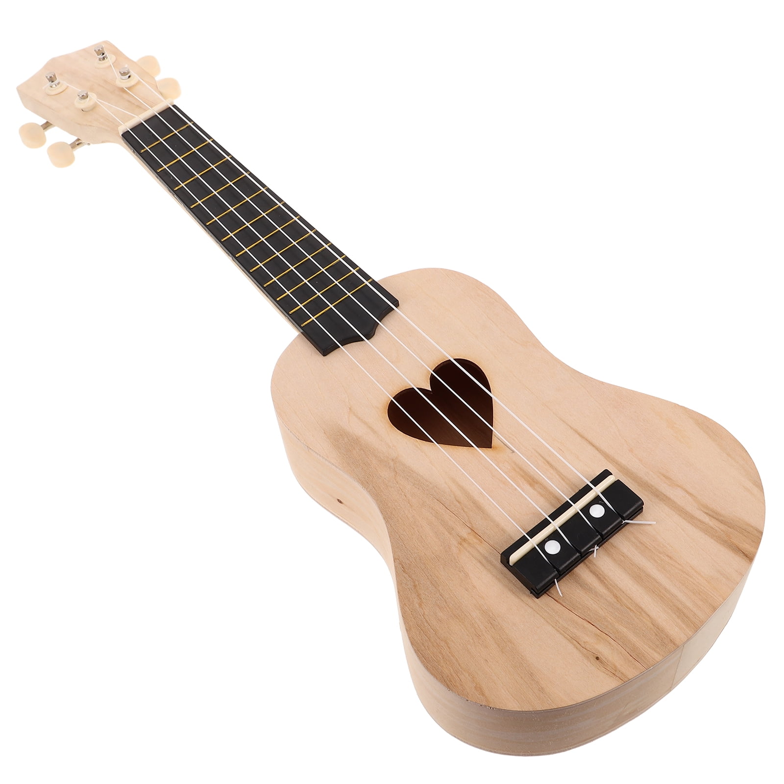 DEEPCRAFF 1Set Ivory Wood DIY Ukulele Making Kit with Accessories for Handcrafted Project