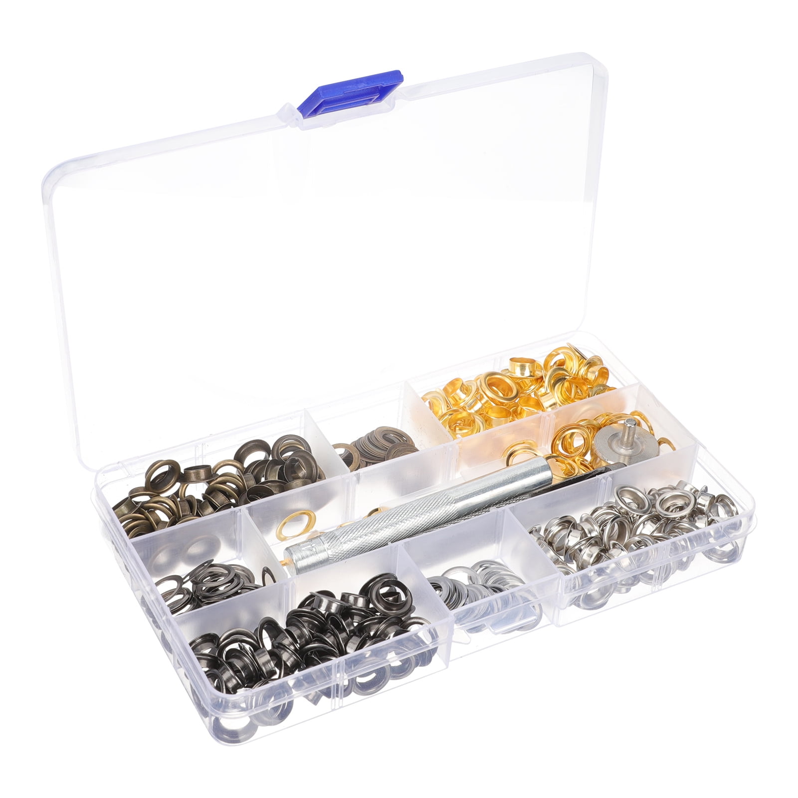 1 Set Grommet Kit Eyelets Grommet Eyelets Punch Tool for Fabric Craft Belt Tarps DIY