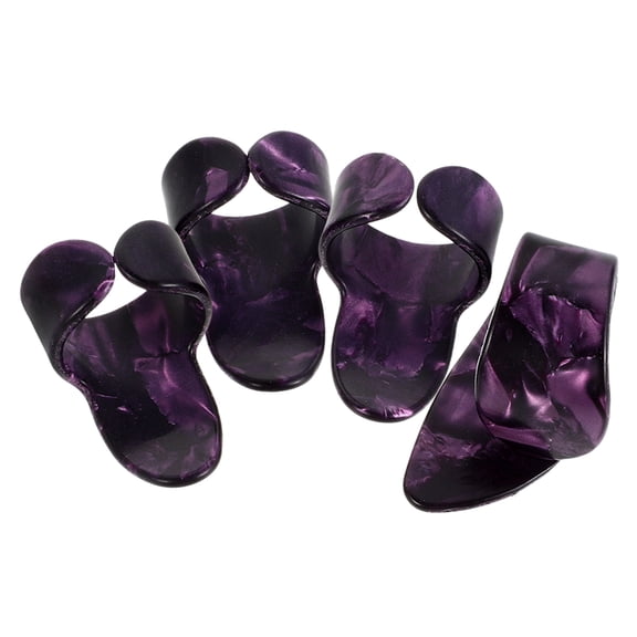 1 Set Guitar Finger Picks for Right Hand Thumb and Finger Picks with Metal Box Guitar Finger Picks for Enhanced Sound and Performance