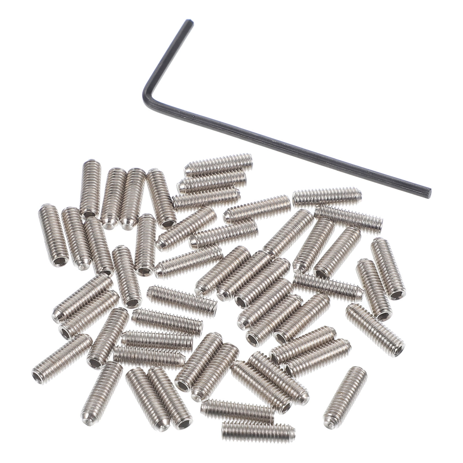 1 Set Guitar Saddle Bridge Height Adjustment Screws Bass Height