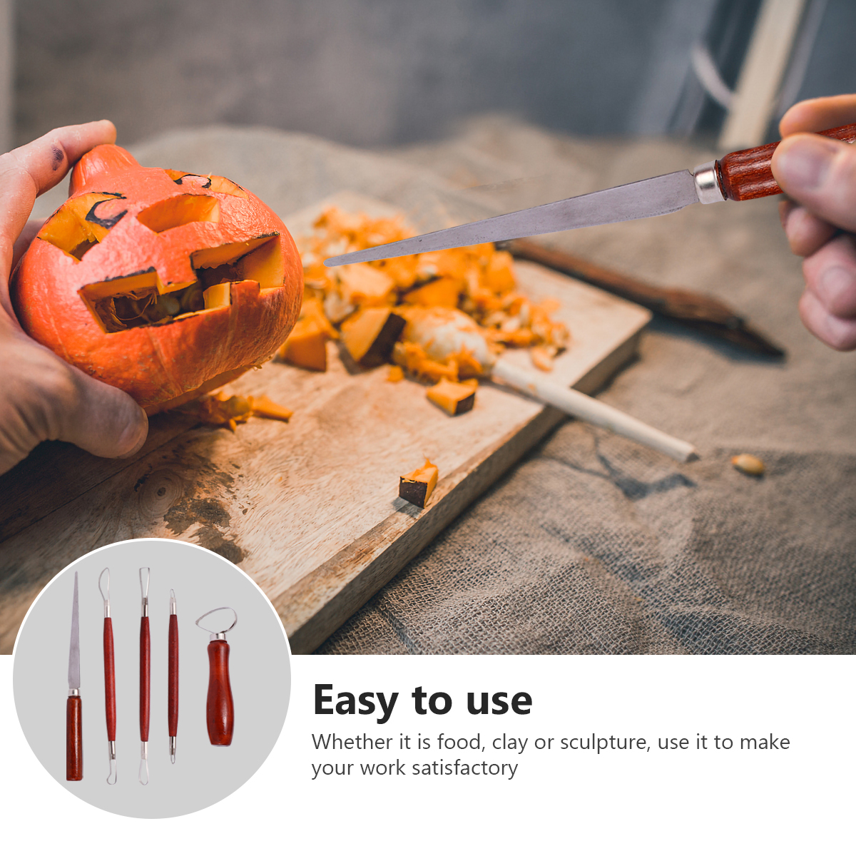 1 Set Halloween Pumpkin Carving Tools Professional Carving Knives