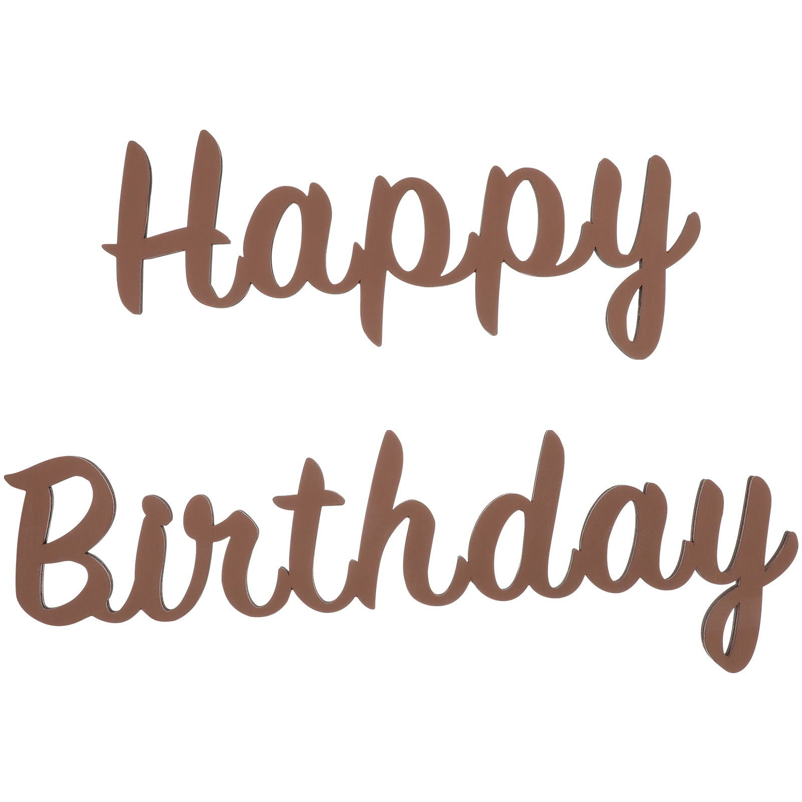 1 Set Happy Birthday Wood Letters Wall Sign Happy Birthday Wall Decals