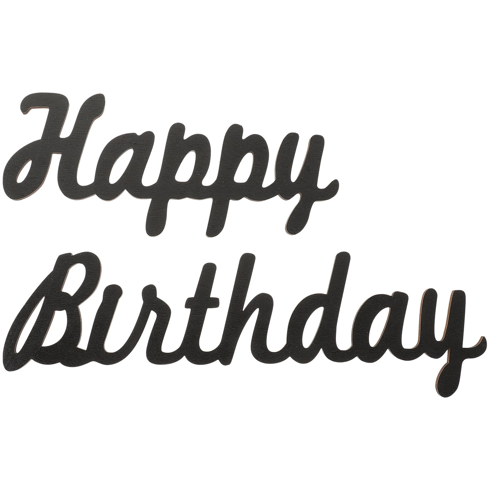 1 Set Happy Birthday Wood Letters Wall Sign Happy Birthday Wall Decals