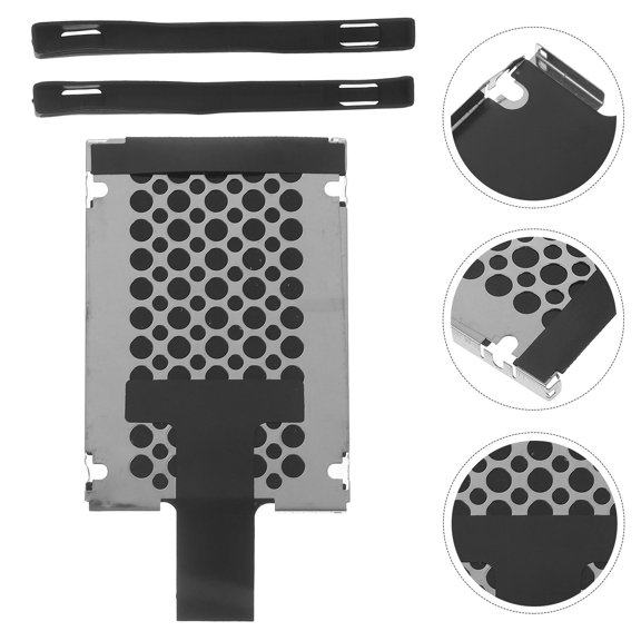 Hard Drive Mounting Bracket with Rails for Secure Installation and Performance - 1 Set