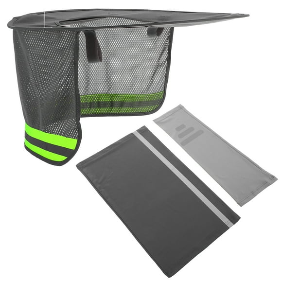 YSNOOWE Sun Visor Polyester Ice Silk 1Set 17.7X9.4X0.4In