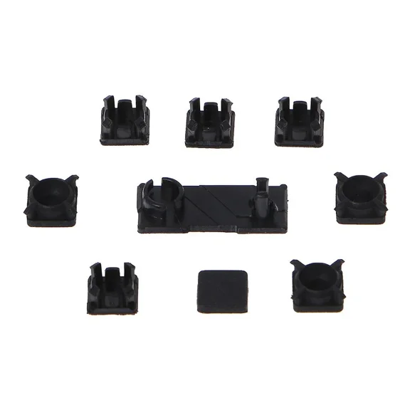 1 Set Hdd Swivel Door Plastic Screw Feet Pad Cover Kit For Ps3 Slim Console