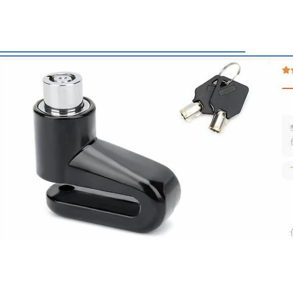 1 Set Heavy Duty Disc Brake Lock for Electric Scooter Motorcycle Disc Brake Lock Anti-Theft Wheel Lock with Keys disc brake lock