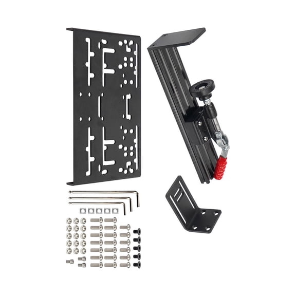 1 Set High Strength Aluminum USB Shifter Handbrake Desktop Mount For G Driving Force Shifter Quick Installation
