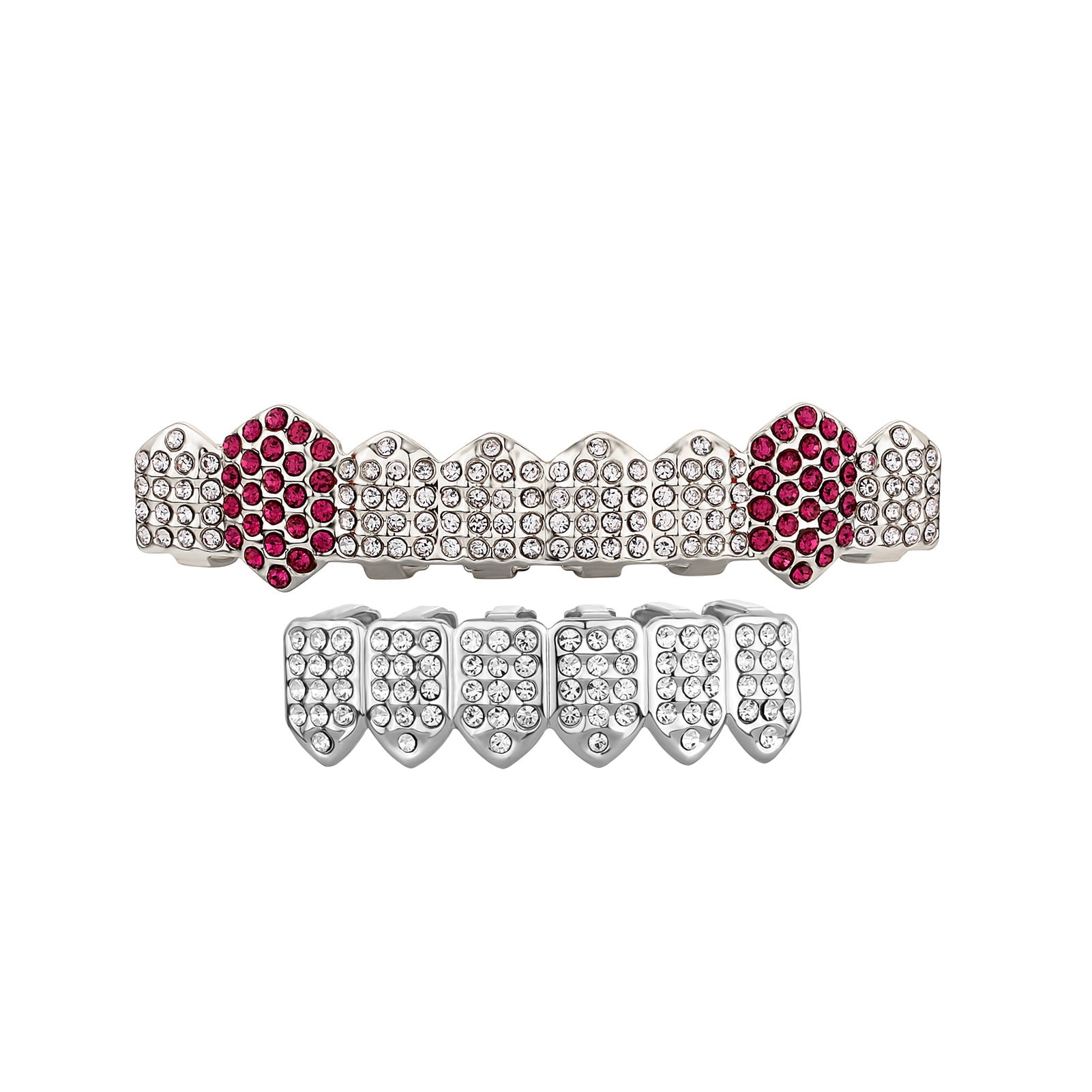 1 Set Hip Hop Teeth Grills Novelty Braces For Teeth Metal Jewelry Teeth