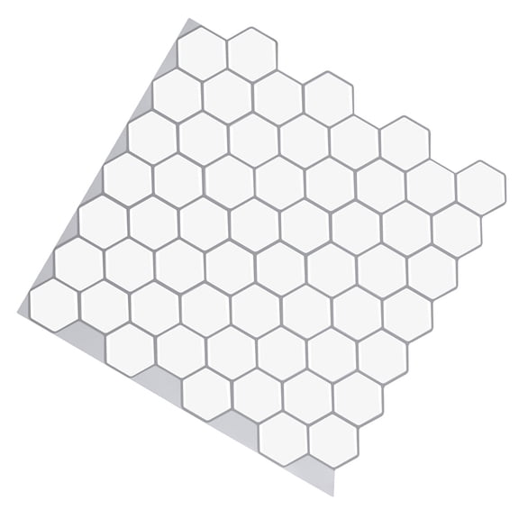 1 Set Home Honeycomb Geometric Wallpaper Simple Wall Stickers Fashion Wall Paste