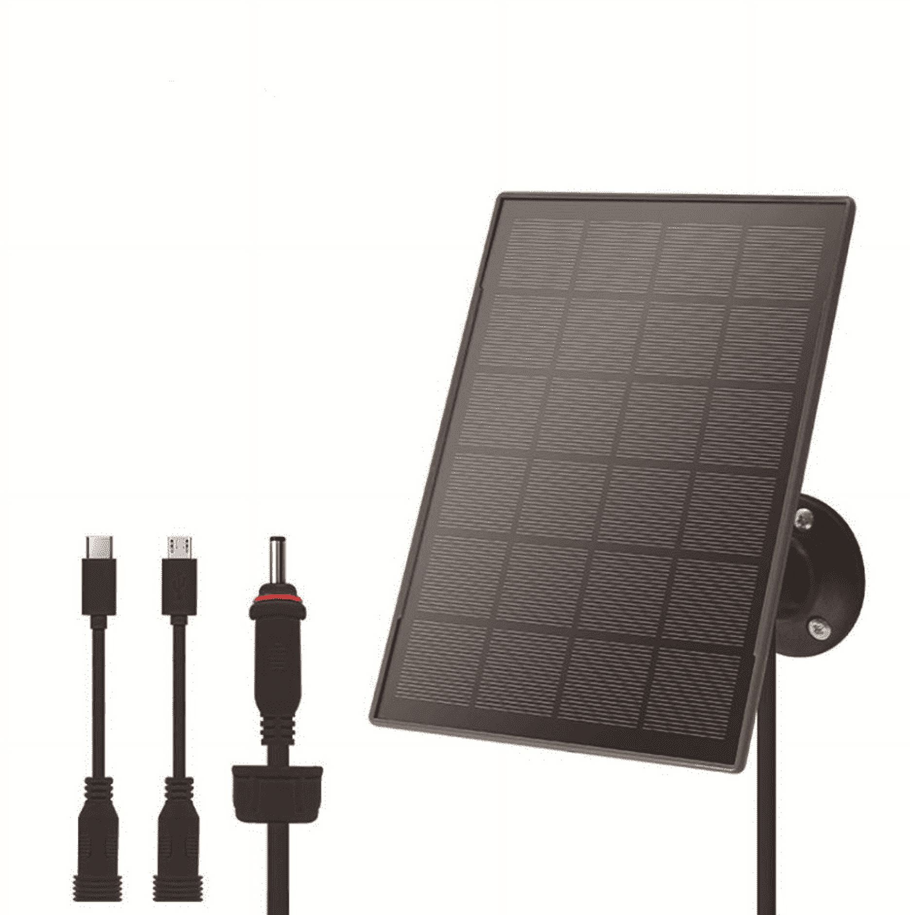 1 Set Hunting Camera Solar Panel With Bracket And USB Charging Cable ...