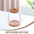 thumbnail image 1 of 1 Set Clear Glass Hydroponic Terrarium Planter Bottle with Lid, Moss Plant Holder for Indoor Gardening and Decoration, 1 of 6