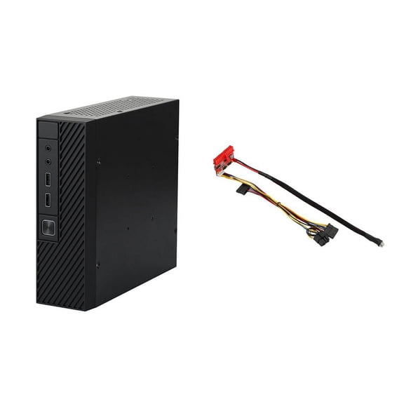 1 Set ITX Computer Case M06 Mini Desktop Case & 1 Pcs DC ATX PSU -BOX 12V 160W ATX Switch PSU 24Pin