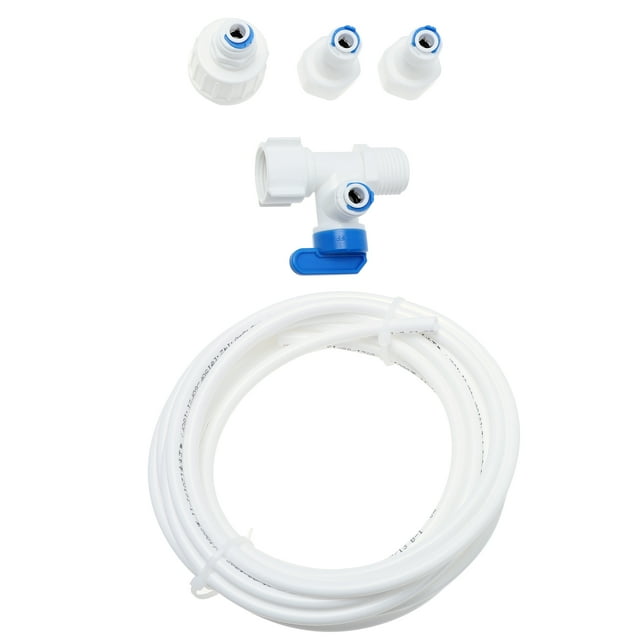 Professional Ice Maker Supply Hose Tubing Installation Kit & Water Pipe