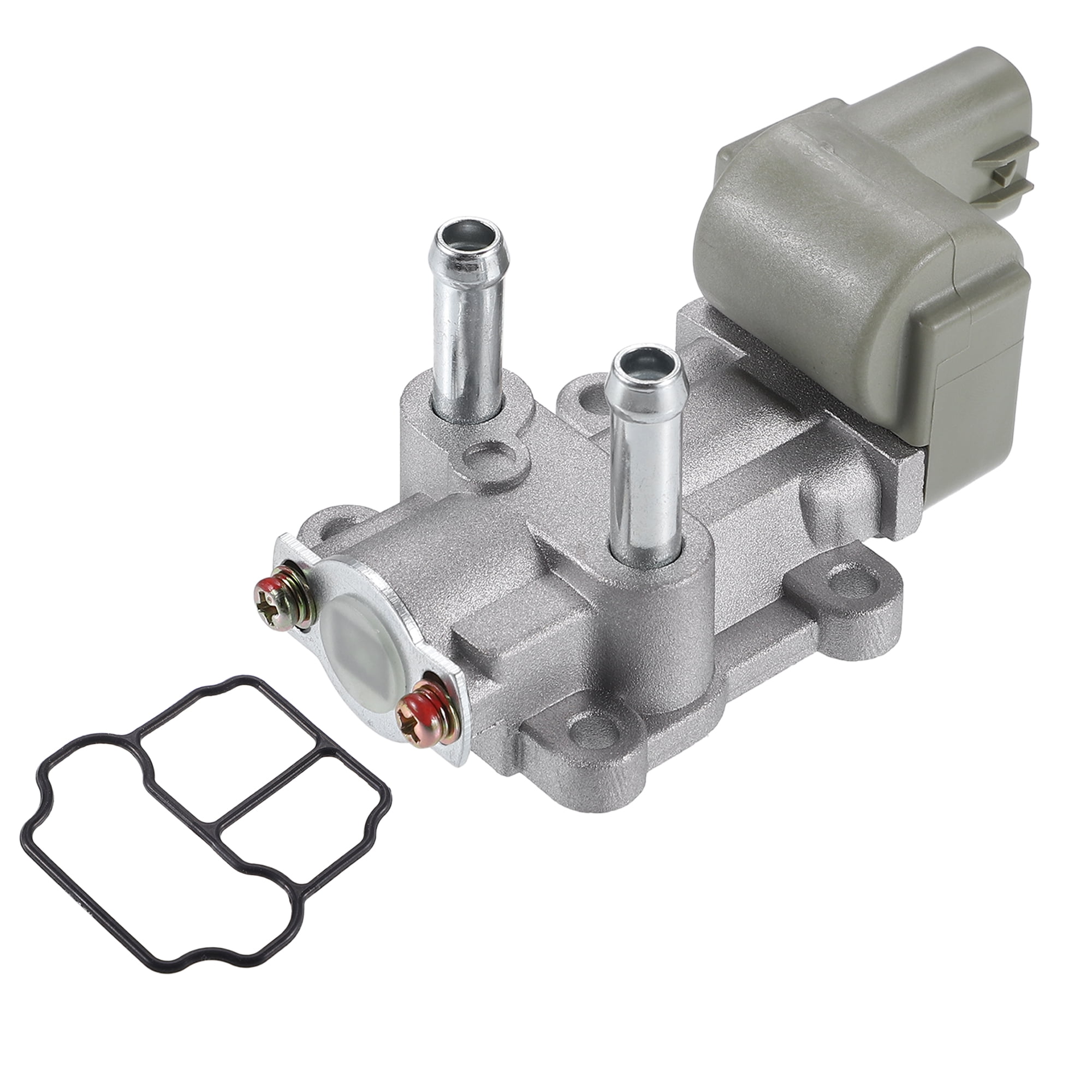 1 Set Idle Air Control Valve for Honda Civic 1996-2000 Metal with Gasket No.16022P2EA51 Silver Tone