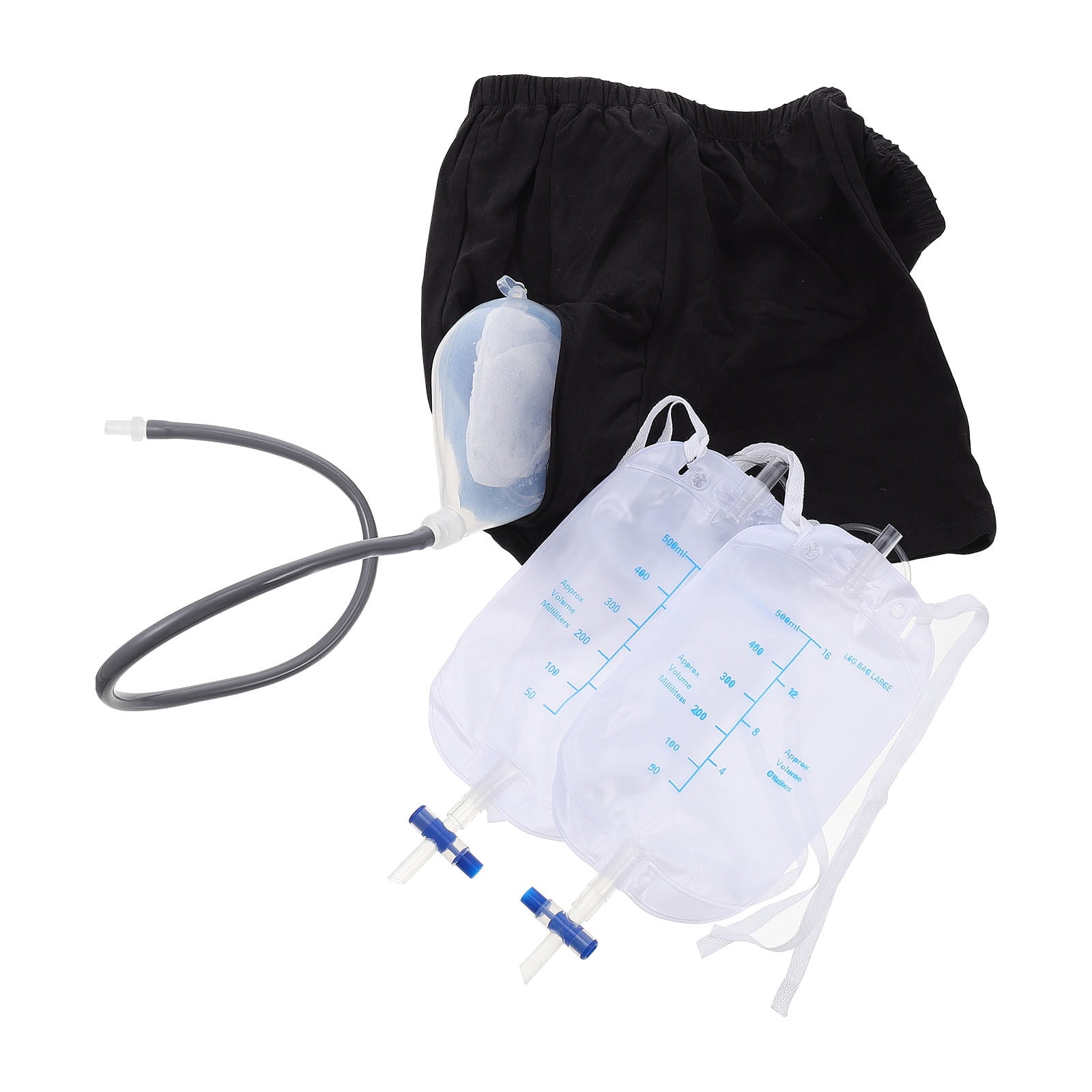 1 Set Incontinence Underwear with Urine Collector Bags Antileak